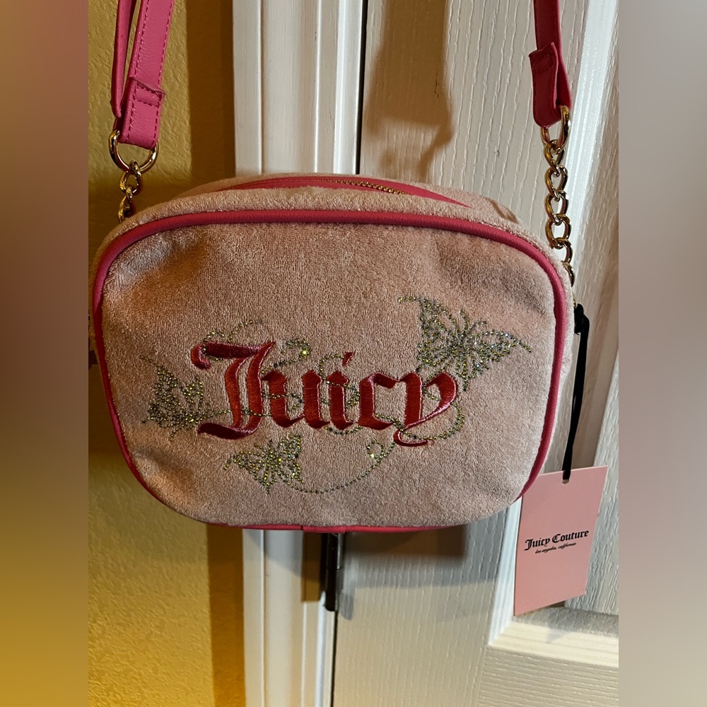 Juicy Couture Wingin It Camera Bag Pink NWT